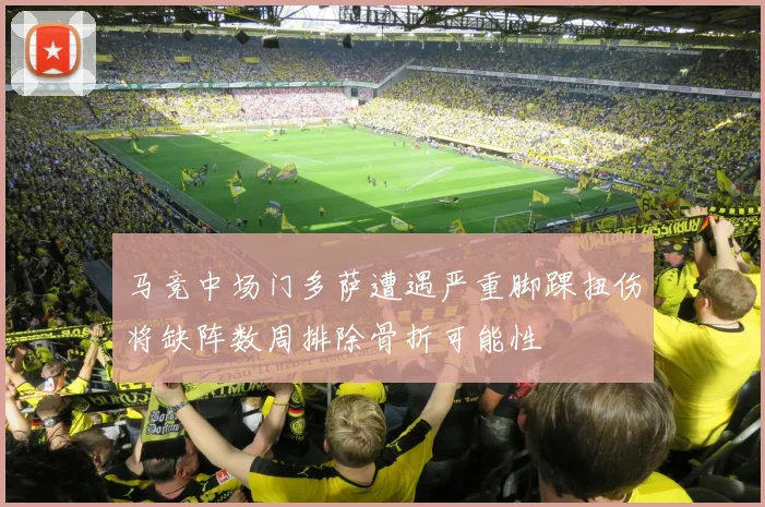马竞中场门多萨遭遇严重脚踝扭伤将缺阵数周排除骨折可能性